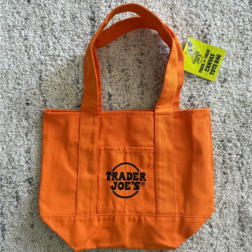 Trader Joe's Orange Tote Bag